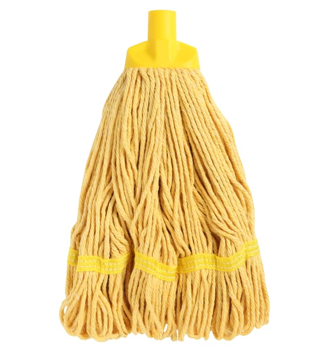 Edco Enduro Round Mop Head Yellow 350G/27cm (Each)