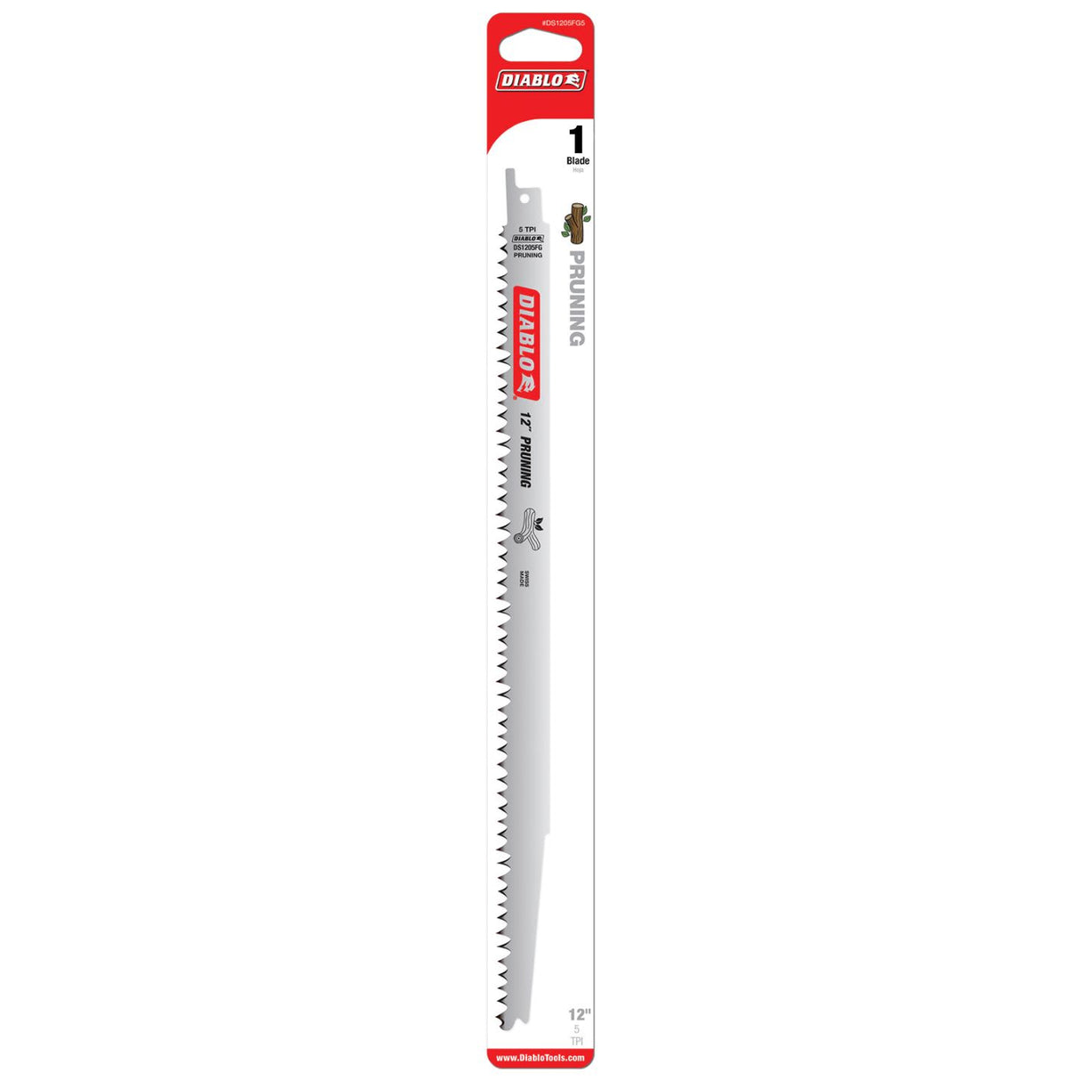 Diablo Reciprocating Saw Blade for Pruning 12" (Each)