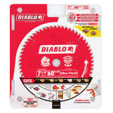 Diablo 60T Ultra Finish Saw Blade 7.25"/184mm (Each)