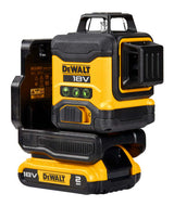 Dewalt 18V XR Compact 3x360 Green Laser Kit