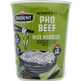 Trident Rice Noodles Pho Beef Cup 50g