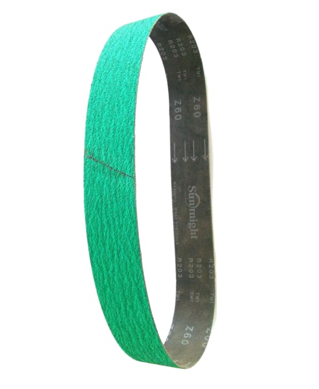 S&G Zirconia Powerfile Belt 120G 13 x 454mm (10 Pack)