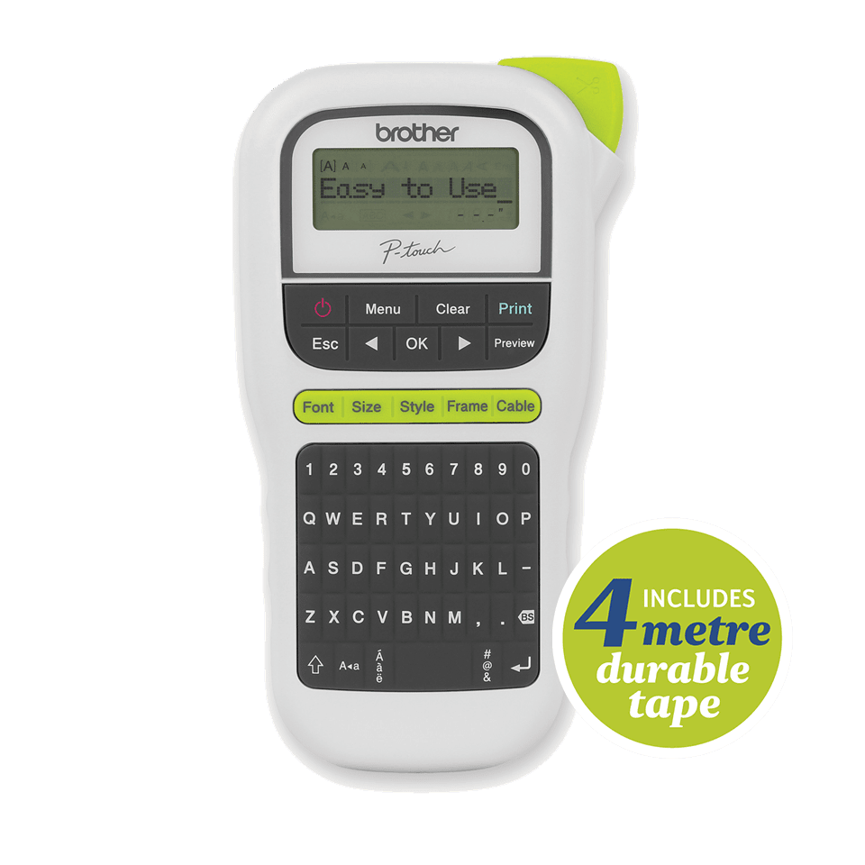 Brother PTH110 Compact Handheld Label Printer (Each)