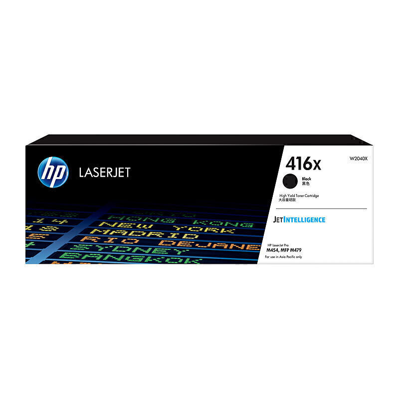 HP 416X HY Black LaserJet Toner Cartridge W2040X (Each)