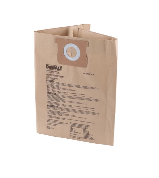 DeWalt Wet & Dry Vacuum Dust Bag 34L, 3/PK 34L 3/Pkt (Packet)