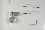 Steelco 3 Door locker Padlatch Silver Grey 380mm Wide (Each)
