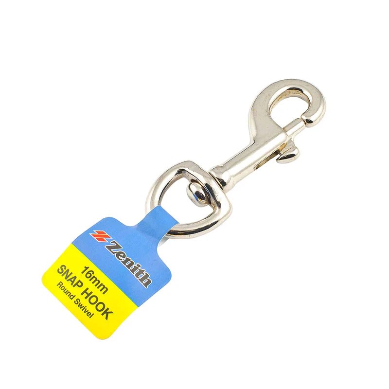 Xcel Snap Hook Round Swivel Nickel Plated 16mm