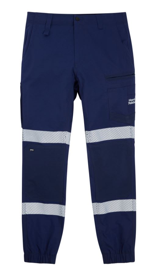 Hard Yakka, Raptor Taped Cuffed Pant, Y02586 - Navy - 97