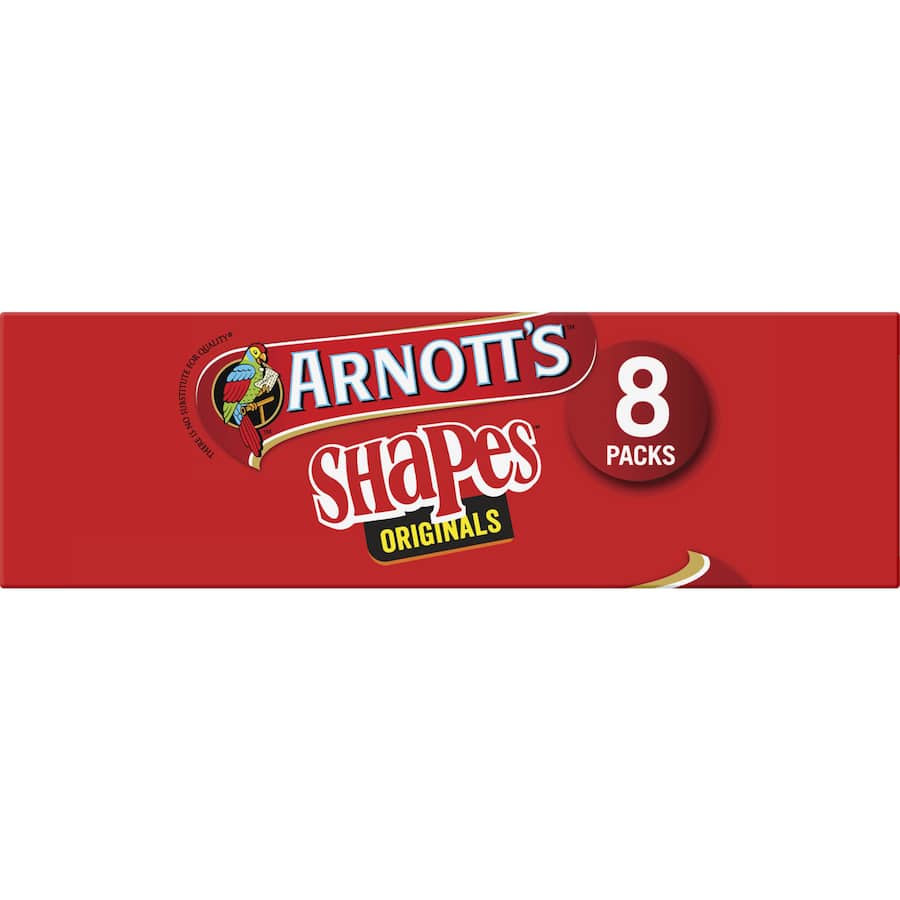 Arnotts Shapes Crackers Mini Chicken Crimpy 200g Multipack 8pack