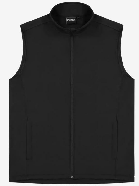 Cloke, Balfour Softshell Vest, SVA - Black (Size: 7XL)