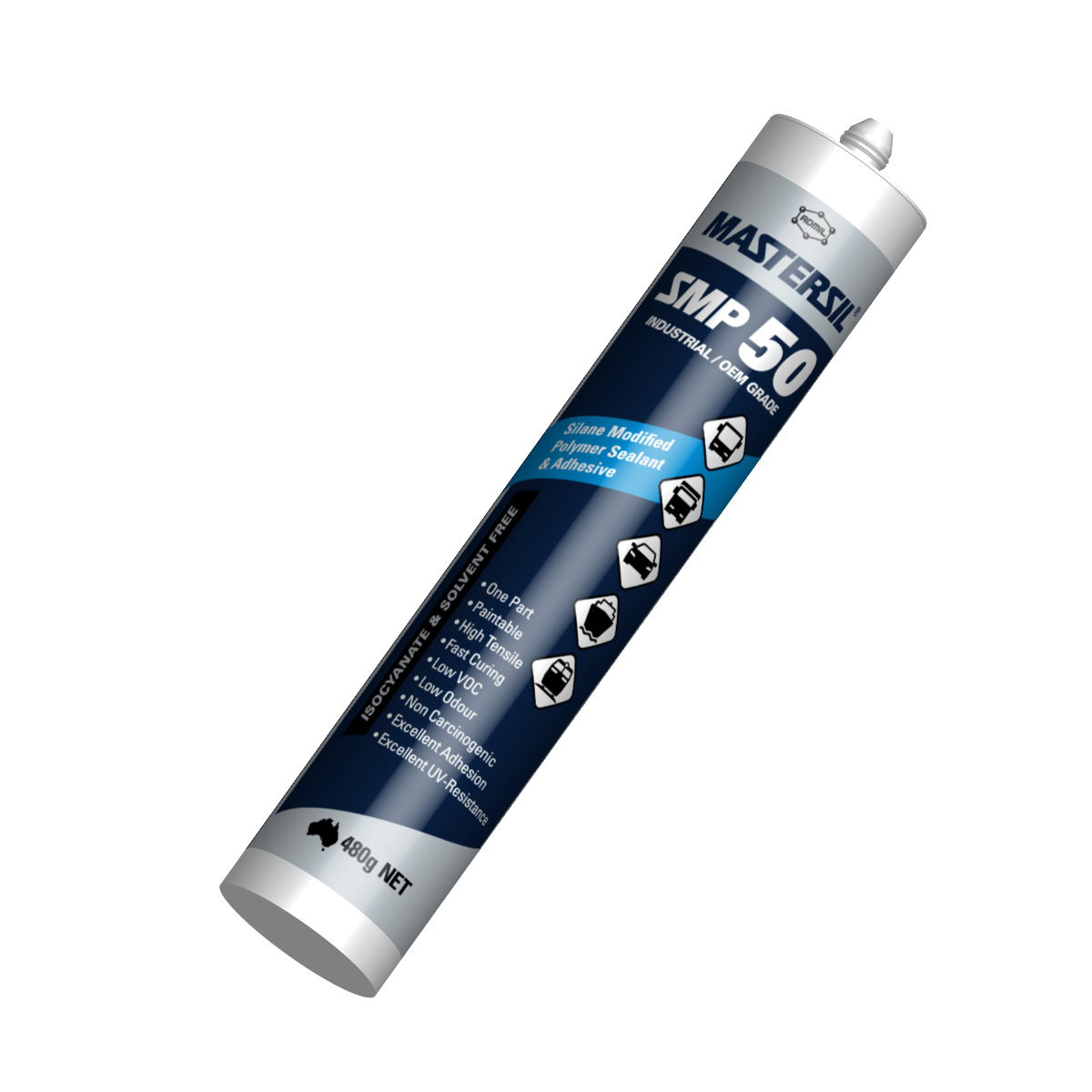 Admil Mastersil SMP 50 Black-300ml (Each)