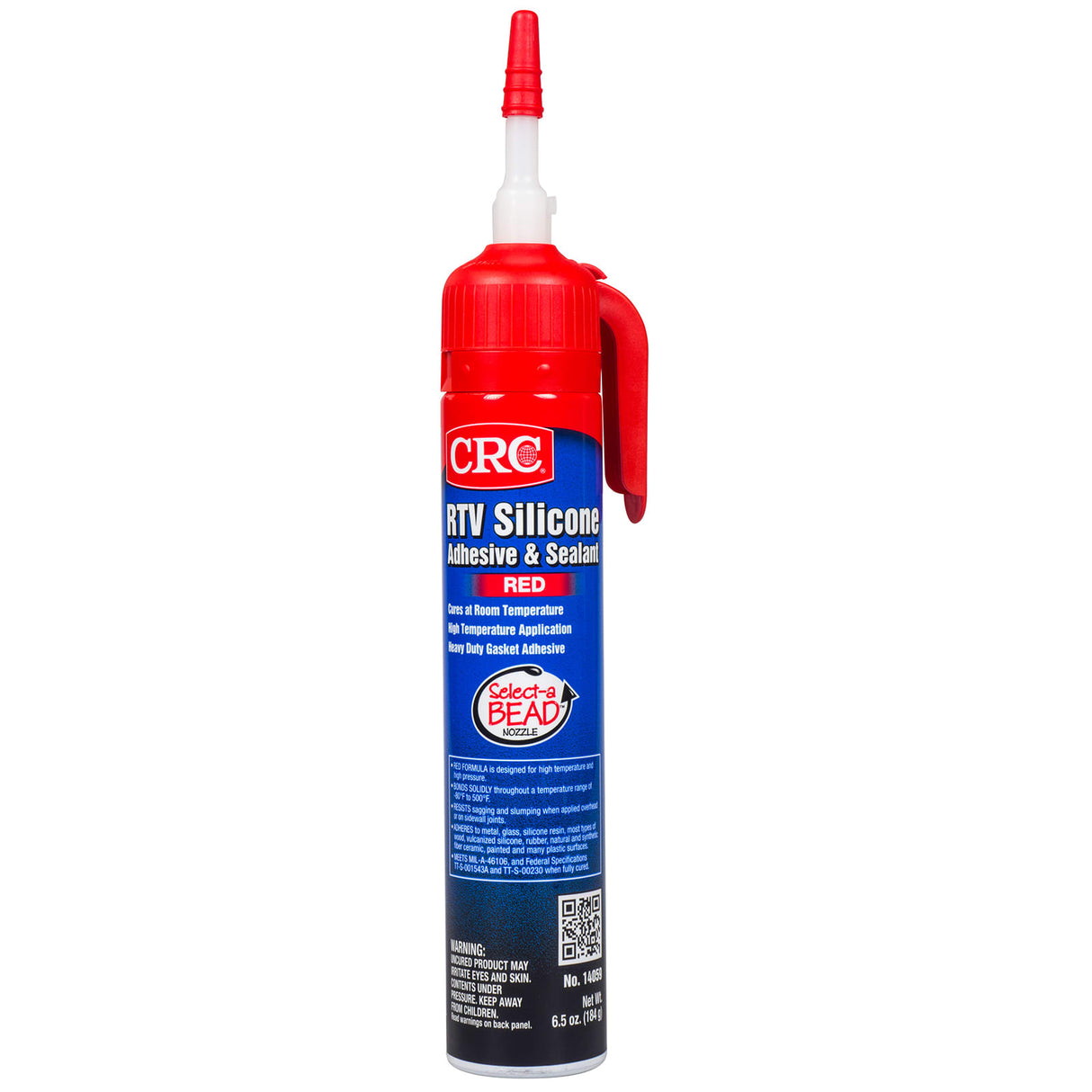 CRC 14059 RTV Silicone Select-A-Bead Red 184g (Each)