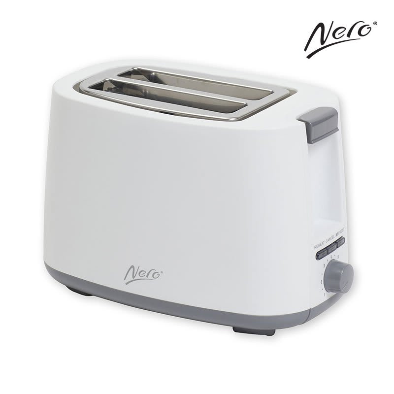 Nero 2 Slice Toaster White
