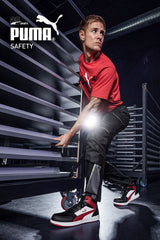 Puma Safety Frontcourt Mid 630057 1 (pair) - Black/Red/White - 41