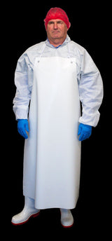 PVC Apron with Hooks and Ties 900x1350mm (Each) - Green