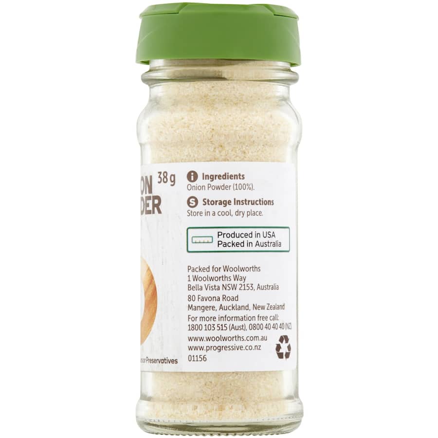 Woolworths Onion Powder  Shaker 38g