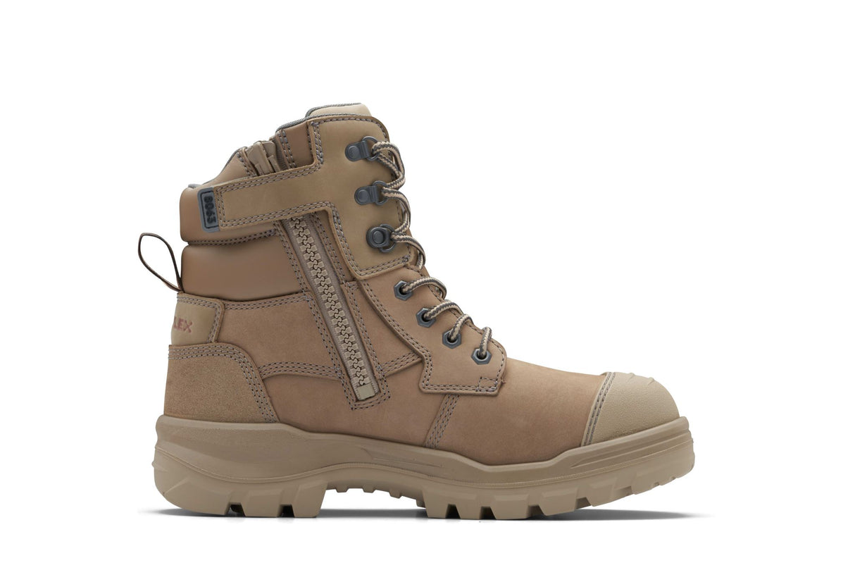 Blundstone 8063 Rotoflex Zip Sided Safety Boots - Stone - 09