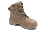 Blundstone 8063 Rotoflex Zip Sided Safety Boots - Stone - 09