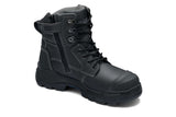 Blundstone 9061 Rotoflex Zip Sided Safety Boots - Black (Size: 07)