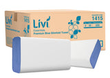 Livi Essentials 2 Ply Slimfold Paper Towel Blue 200 Sheets (Case of 20 Packs)