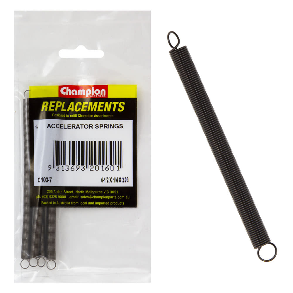 Champion Accelerator Spring 23G Pack of 4