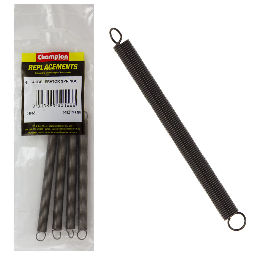 Champion Accelerator Spring 18G Pack of 4