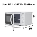 Nero Microwave White 20L