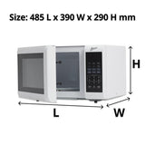 Nero Microwave White-23L (Each)