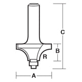 Carbitool Beading Bit W/Bear 9.5mm