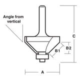 Carbitool Chamfering Bit 1/4" Shank