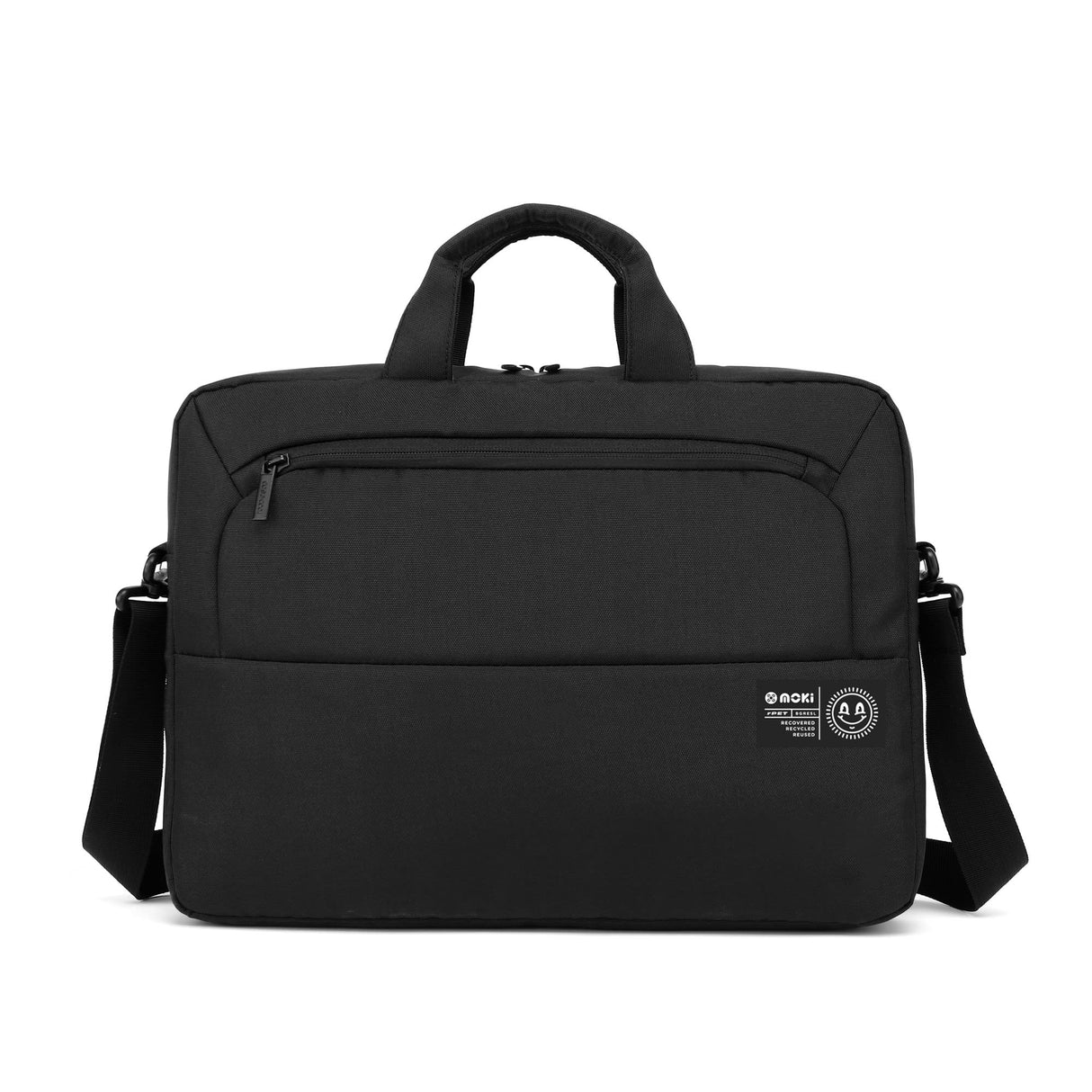 Moki rPET Series Laptop Satchel 15.6" - Black (Each)