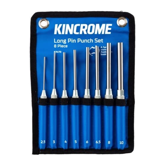 8 Piece Long Pin Punch Set (Each)