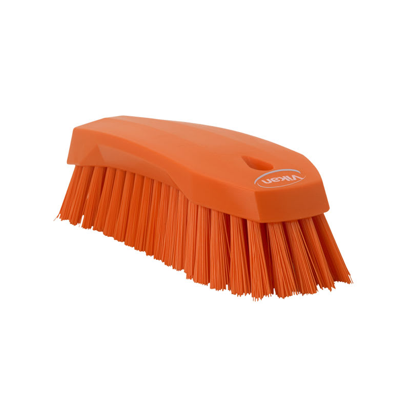Vikan Hand Scrub Brush 200mm - Orange