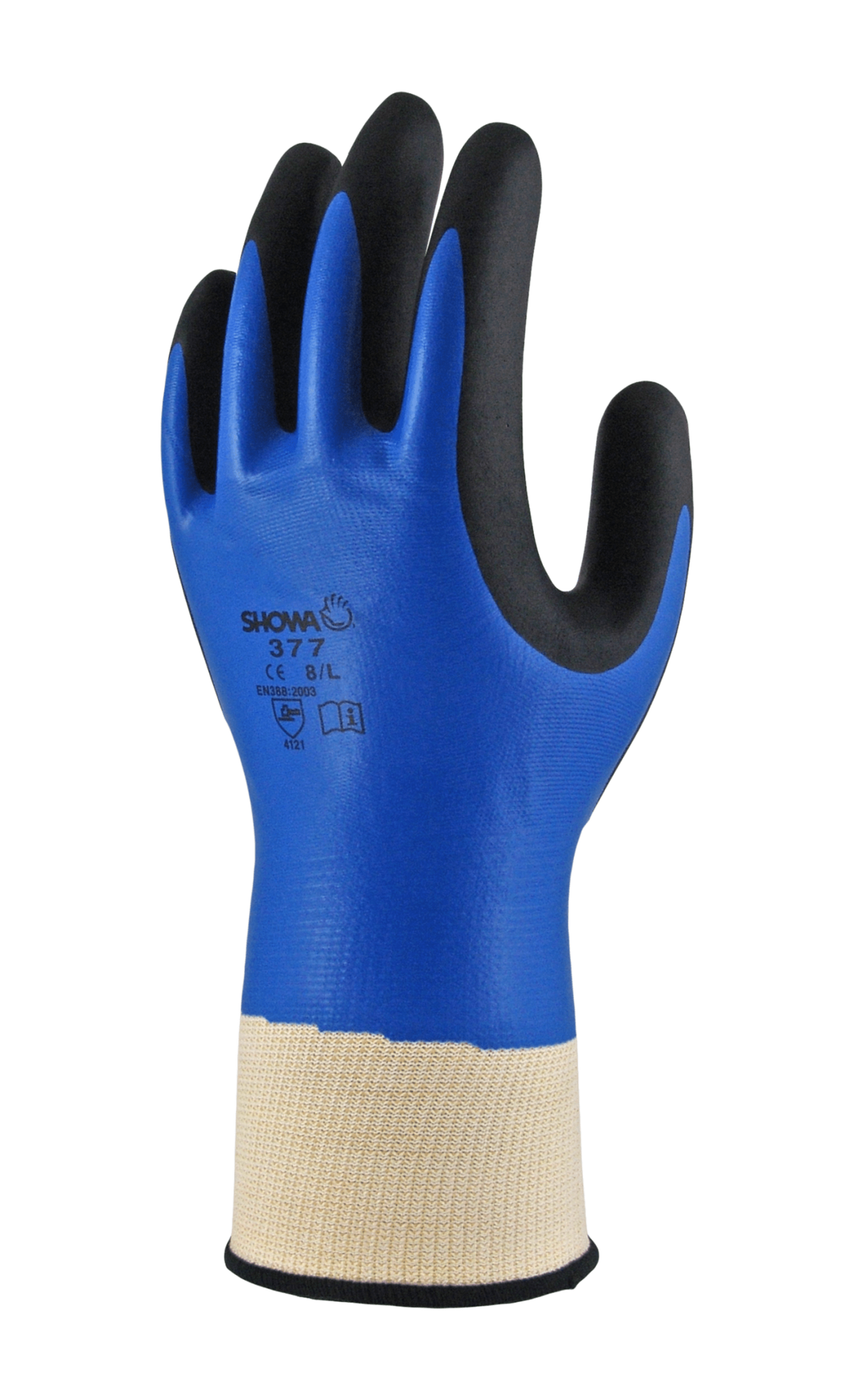 Showa 377 Oil Grip Synthetic Dipped Glove (Pair) - Standard (Size: M)