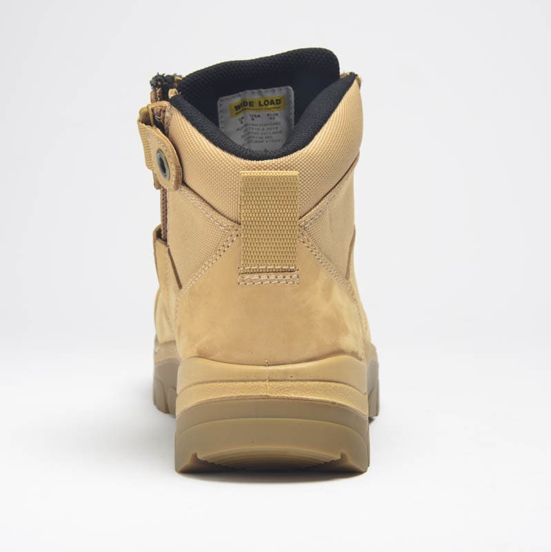 Paraflex, 690WZ Extra Wide Zip Sided Safety Boot - Wheat - 12