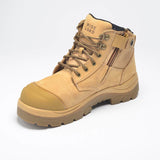 Paraflex, 690WZ Extra Wide Zip Sided Safety Boot - Wheat - 12