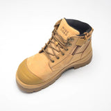 Paraflex, 690WZ Extra Wide Zip Sided Safety Boot - Wheat - 12