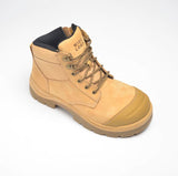 Paraflex, 690WZ Extra Wide Zip Sided Safety Boot - Wheat - 12