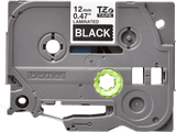 Brother TZe-335 Labelling Tape - White on Black 12mm