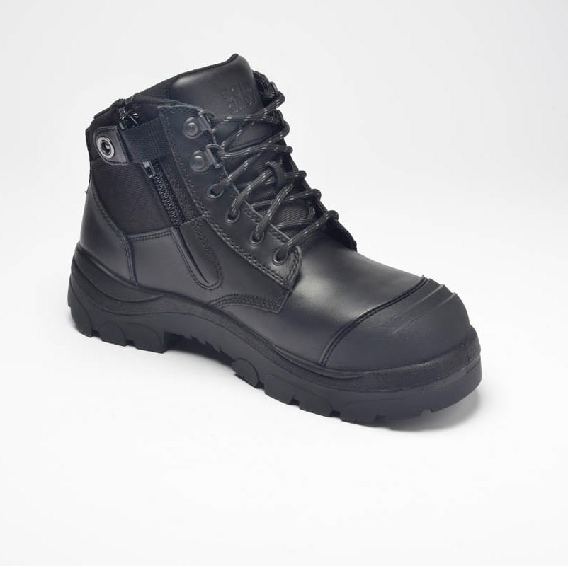 Paraflex, 690BZ Extra Wide Zip Sided Safety Boot - Black (Size: 08)