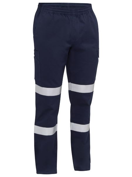 Bisley, Taped Biomotion Stretch Elastic Waist Pant Regular Fit - Navy - 92