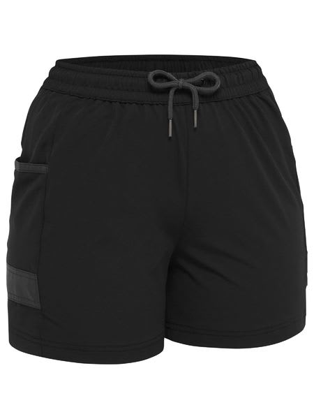 Bisley, Women's Flx & Move 4-Way Stretch Short - Black (Size: 14)