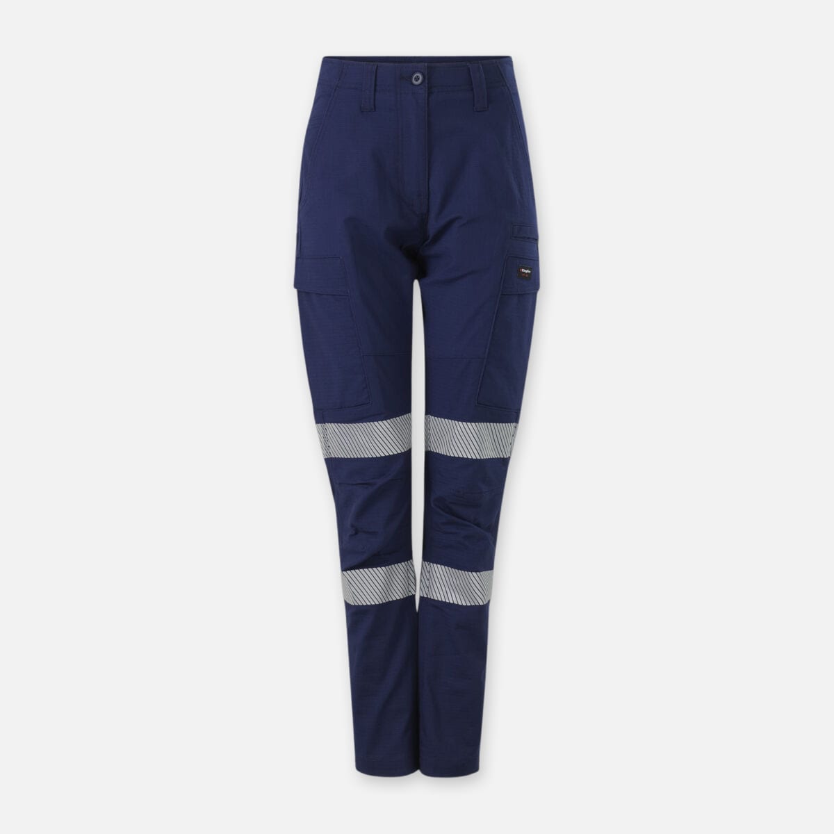 KingGee, Women's Workcool Pro Bio Motion Pant Straight Fit - Navy (Size: 12)
