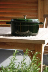 Round-Cocotte-24cm-Basil-Green-Staub