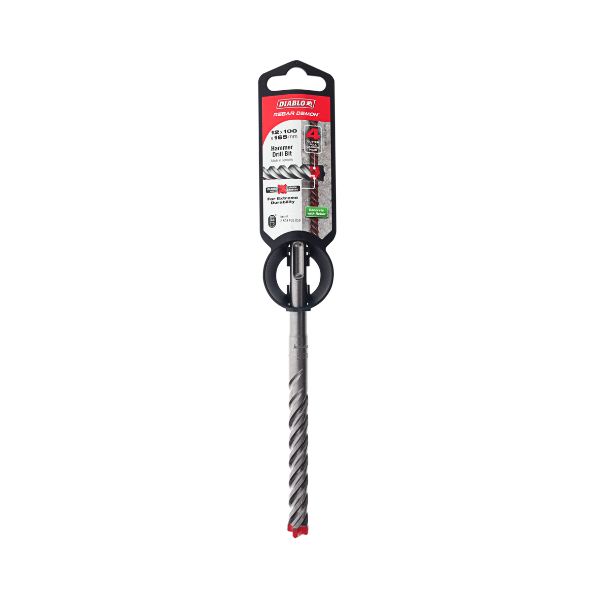 Diablo Rebar Demon SDS-Plus 4-Cut 12 x 165mm