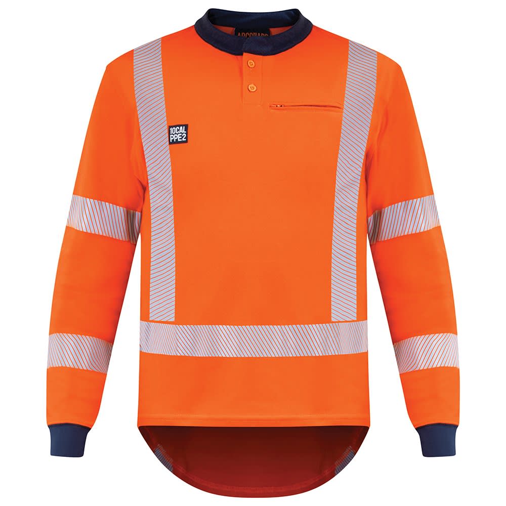 Arcguard, 10cal Inheratex TTMC-W17 Polo, 24312ON - Orange (Size: 5XL)