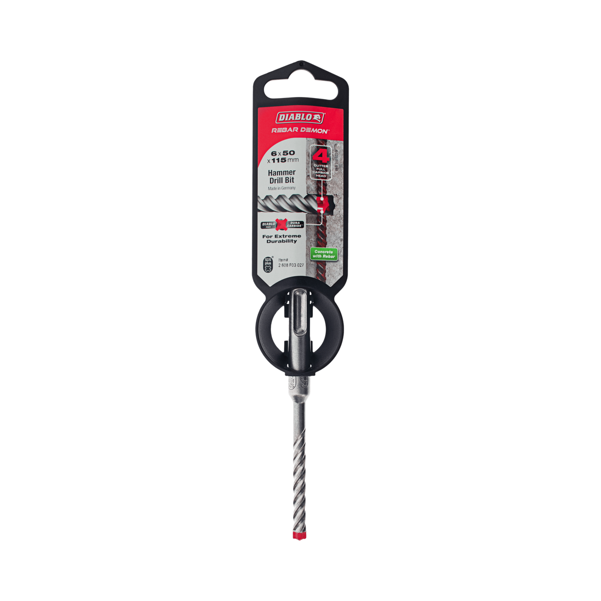 Diablo Rebar Demon SDS-Plus 4-Cut 6 x 115mm