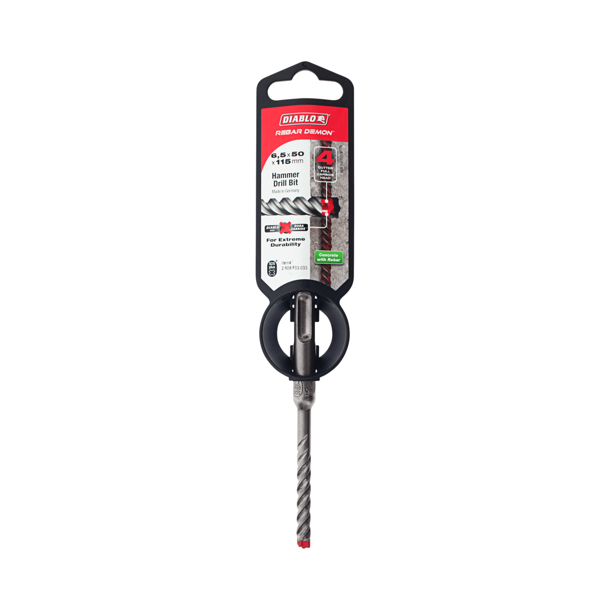 Diablo Rebar Demon SDS-Plus 4-Cut 6.5 x 115mm