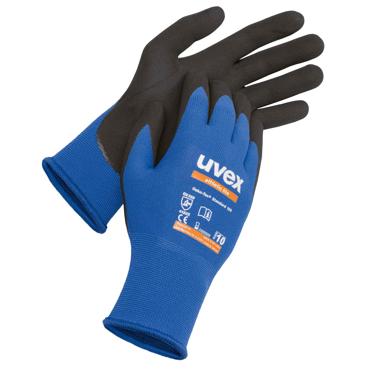 Uvex Athletic Lite Gloves (Pair) - Blue - 07