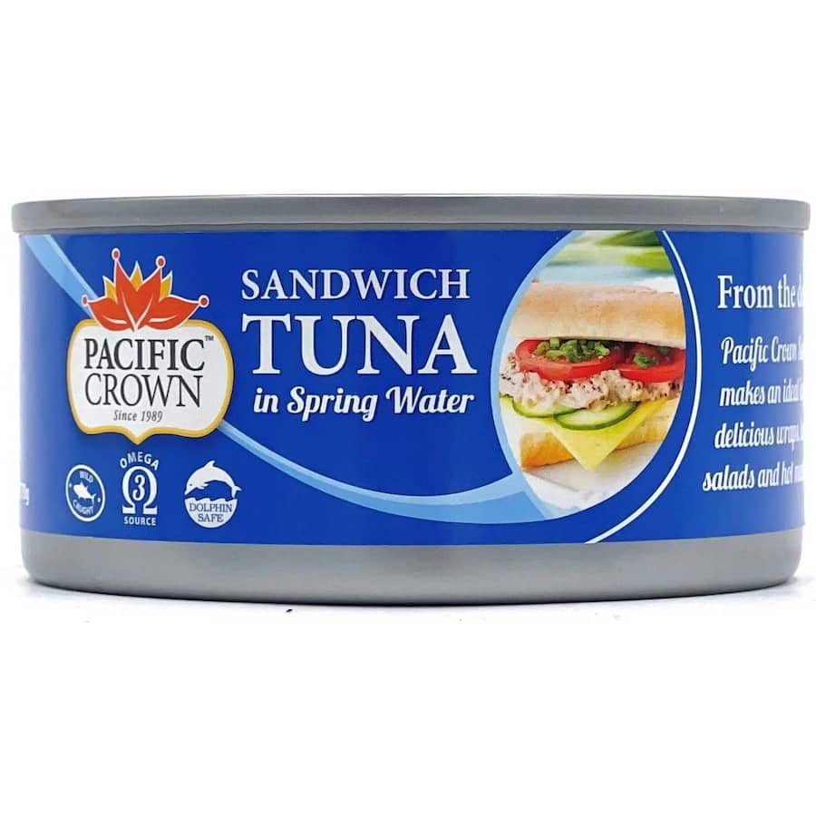 Pacific Crown Tuna In Spring Water Can 170g